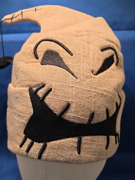 Disney Other - Disney Beige Knit Halloween Oogie Boogie Beanie
